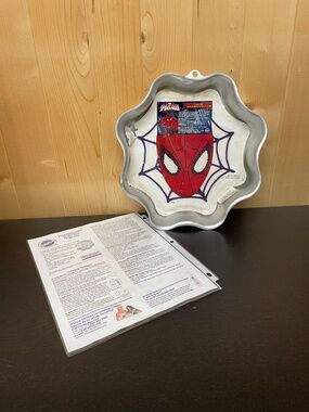 Wilton Spiderman Cake Pan, Marvel Superhero Baking, Party Supplies
